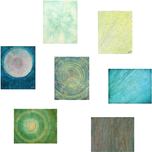 CLOVI abstrakte - grüne, blaue, türkise Galerie